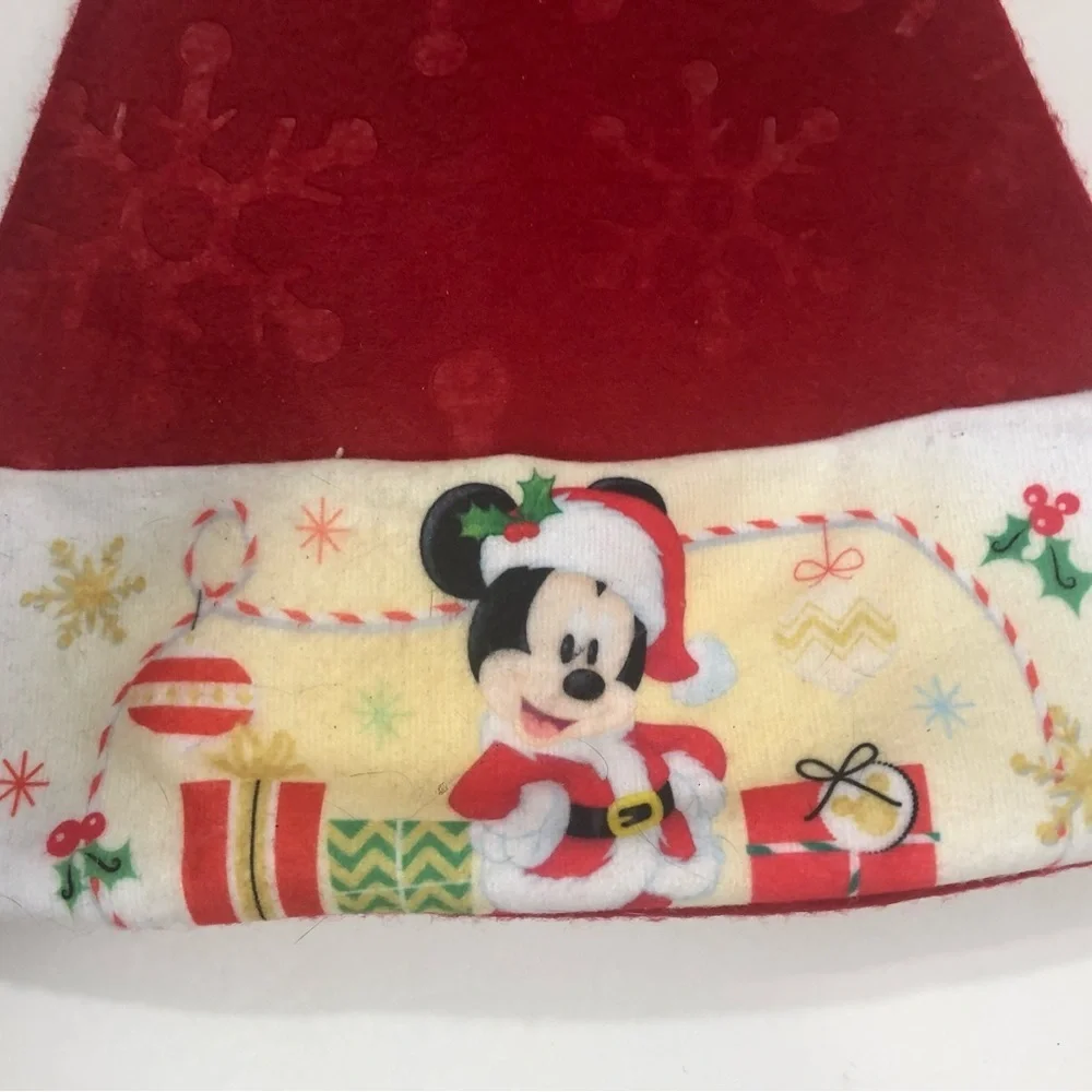 Mickey Santa hat  NWT